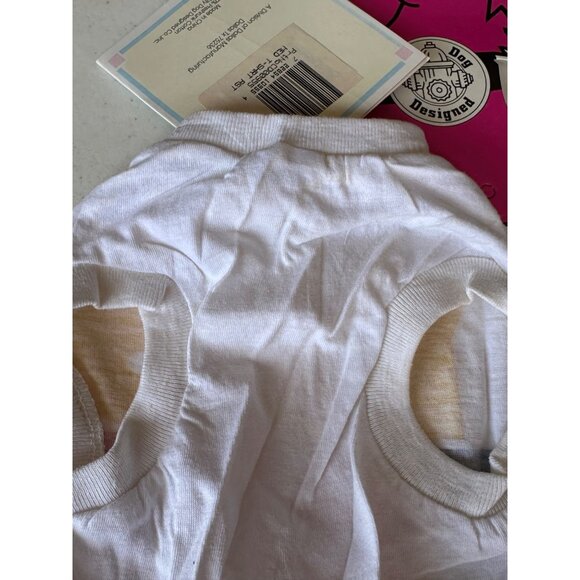 VINTAGE 1994 ATTITUDES "Ate Homework" Dog 100% Cotton T-Shirt Size M (READ) - Picture 10 of 12